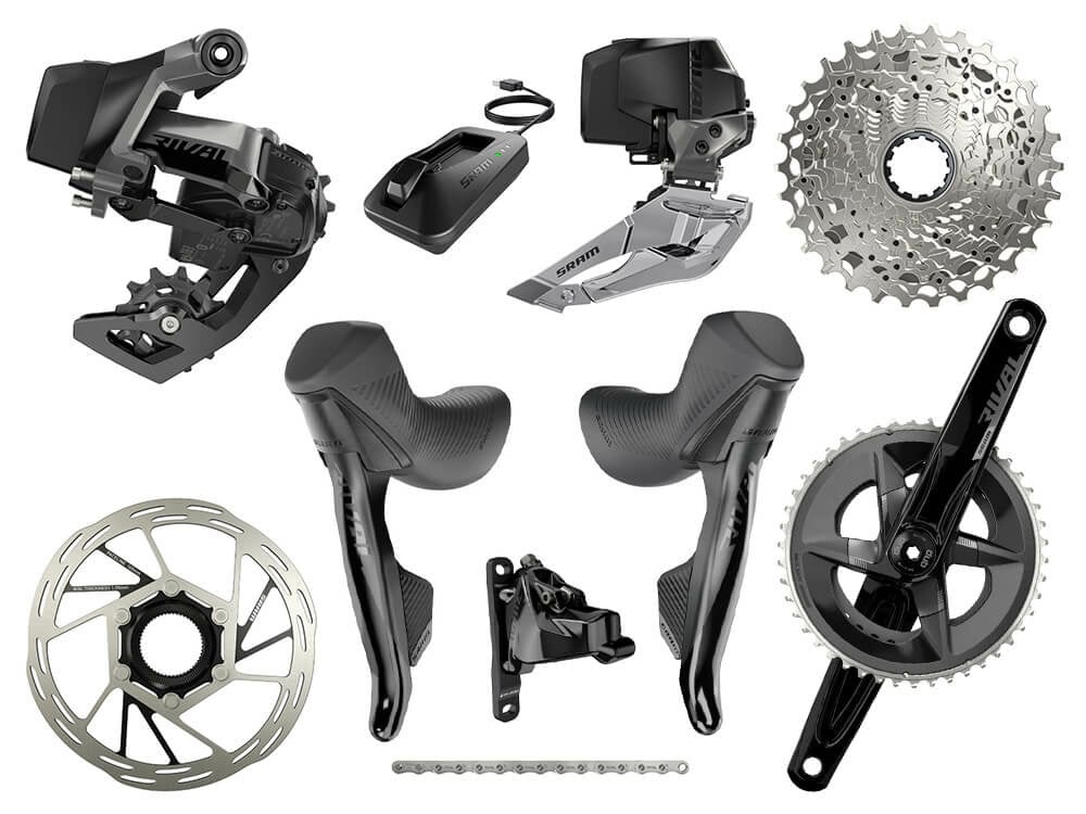 Nová sada s elektronickým řazením SRAM Rival eTap AXS D1