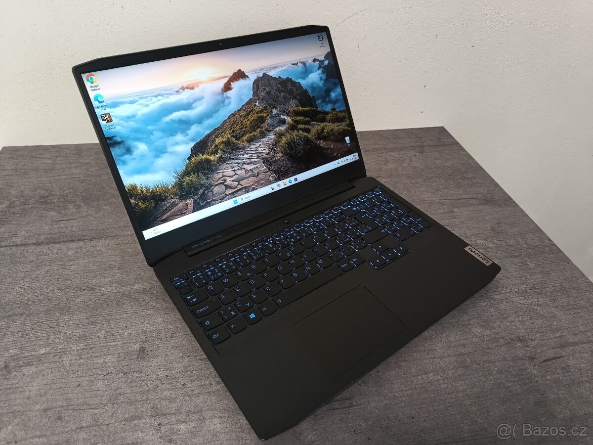Herní notebook Lenovo / Ryzen 5 / GTX 1650 Ti