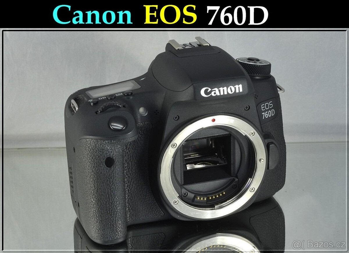 Canon EOS 760D CMOSFull HDVWIFI/NFC 11800 Exp.