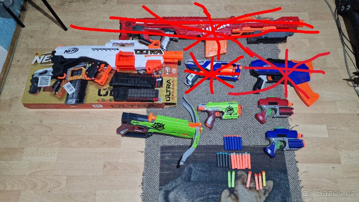 Nerf Zbraně Kolekce/Set (Nebo jednotlivě)