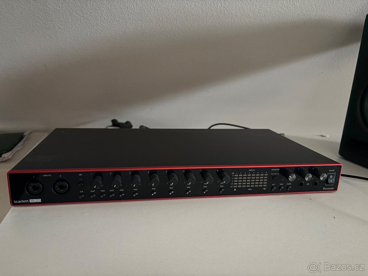 Zvuková karta Focusrite Scarlett 18i20 3rd Gen