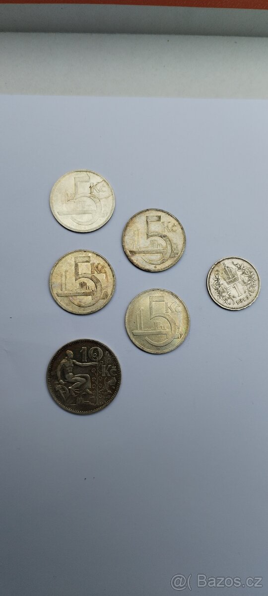 Stříbrné mince ag