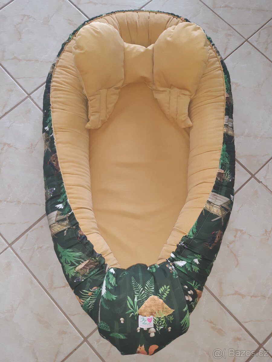 Hnízdečko DeLuxe + Andělská křídla, zn. ByLuci Hand made