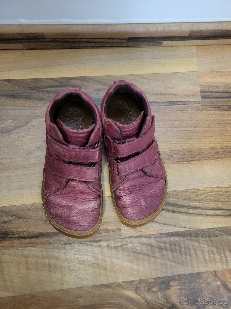 Celoroční kožené barefoot boty Froddo, vel. 30