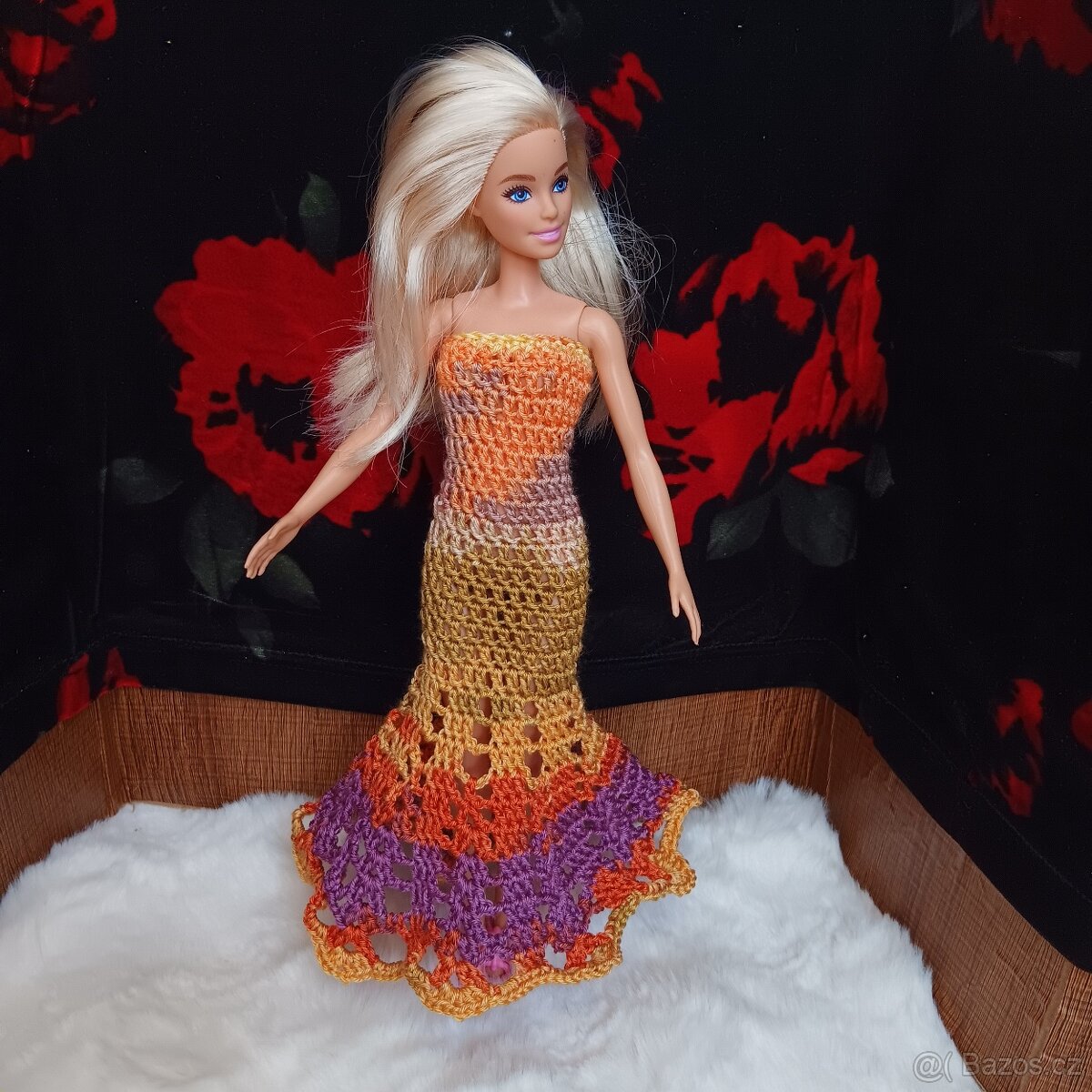 dlouhé šaty pro panenku