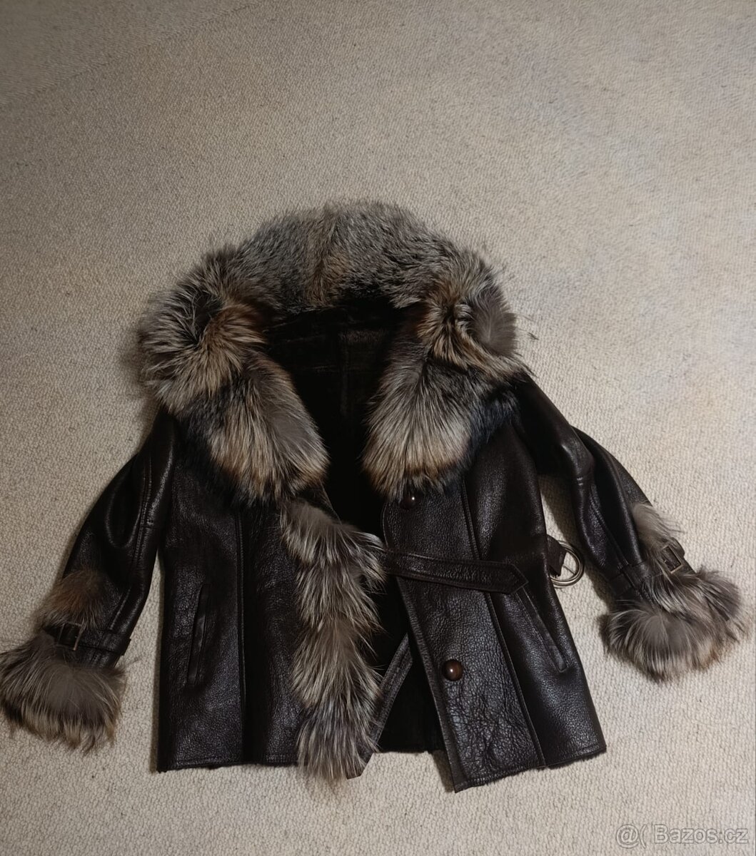 Luxusní kožená bunda