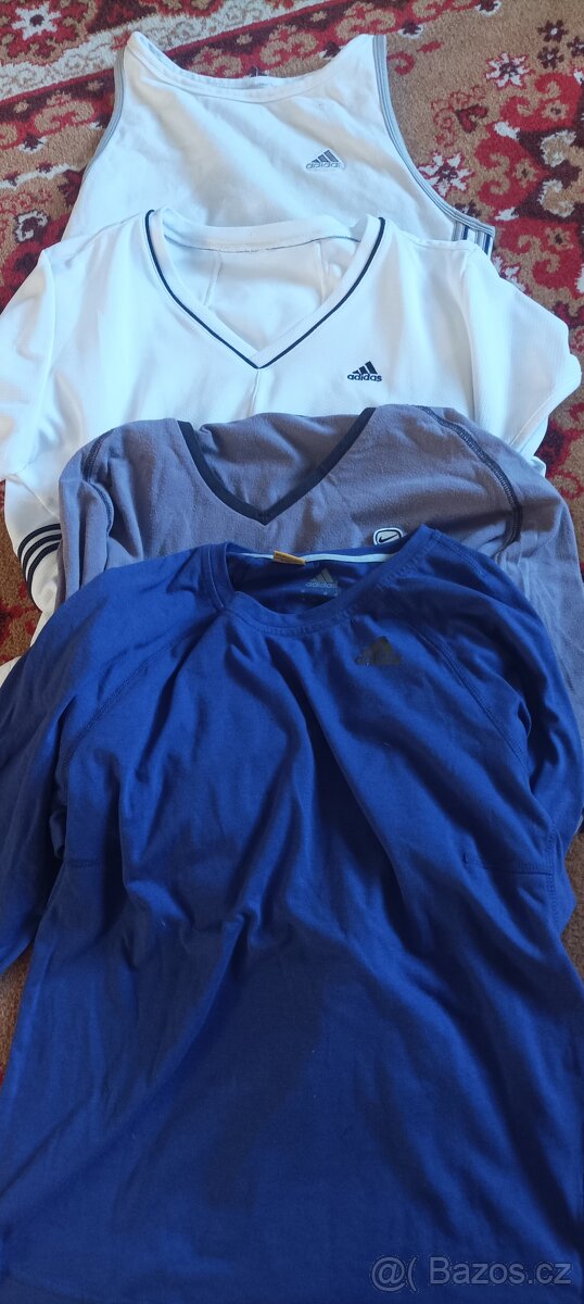 ADIDAS a NIKE 4 dámská trička vel.38-40