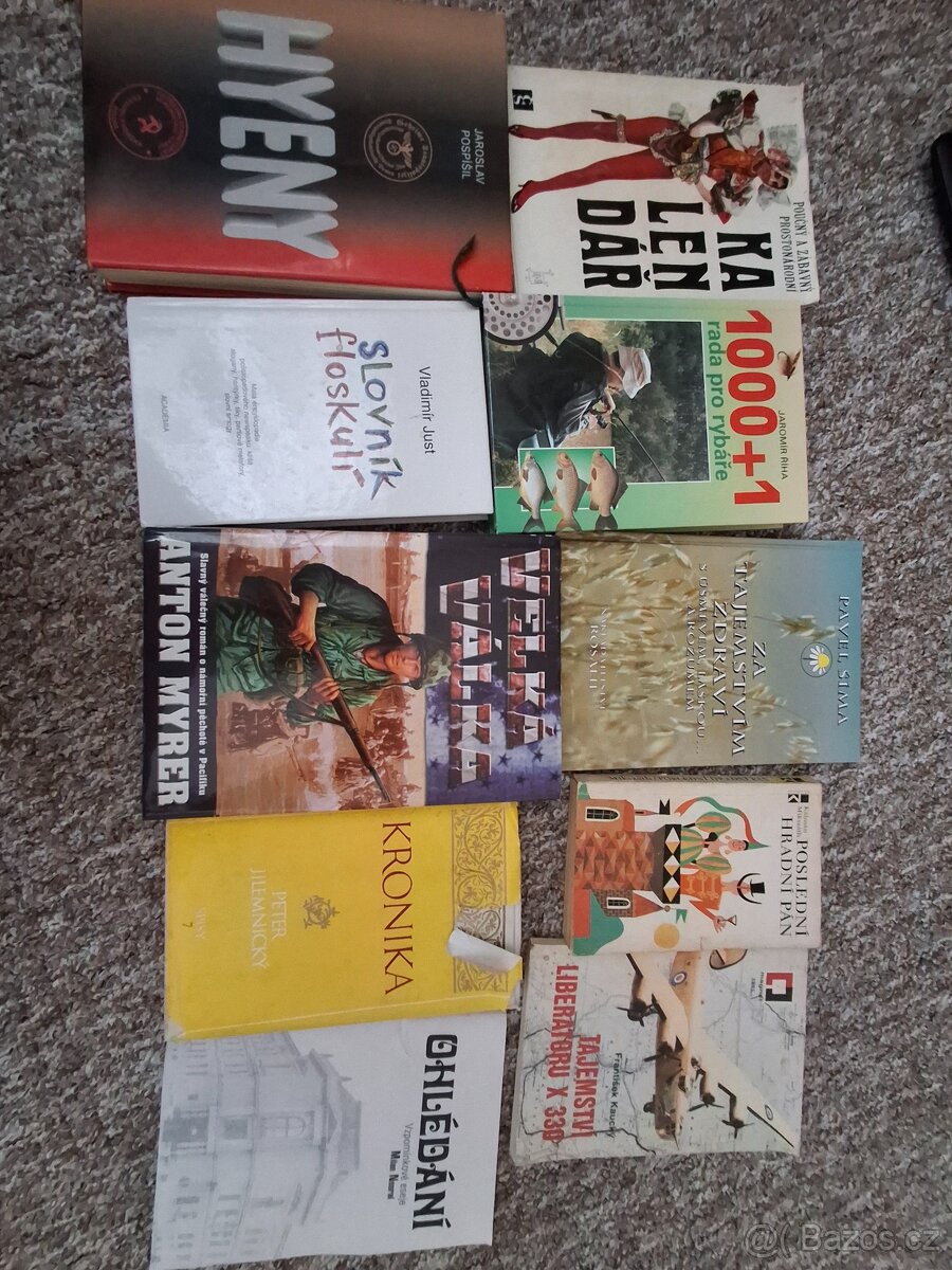 Knihy různých žánrů