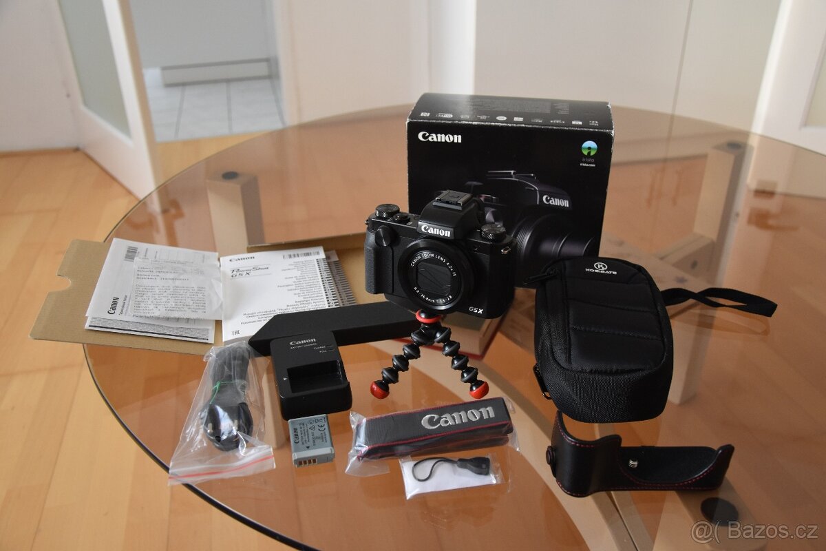Canon G5X + příslušenství