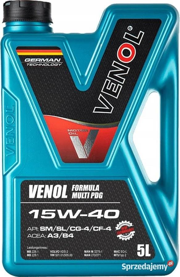 Venol Motor Oil Standard 15w40