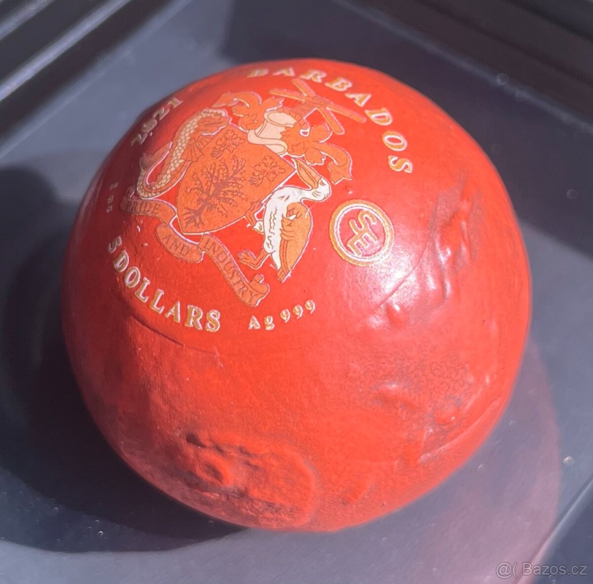 MARS sférická stříbrná mince 2021 (1 oz Ag 999)