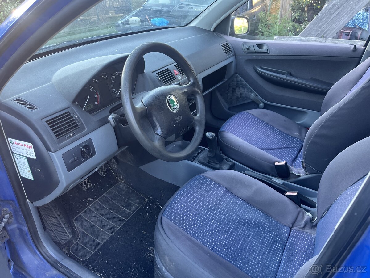 Díly interiéru Škoda Fabia 1