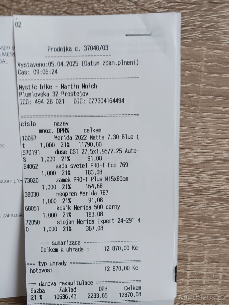 Dámské horské kolo Merida