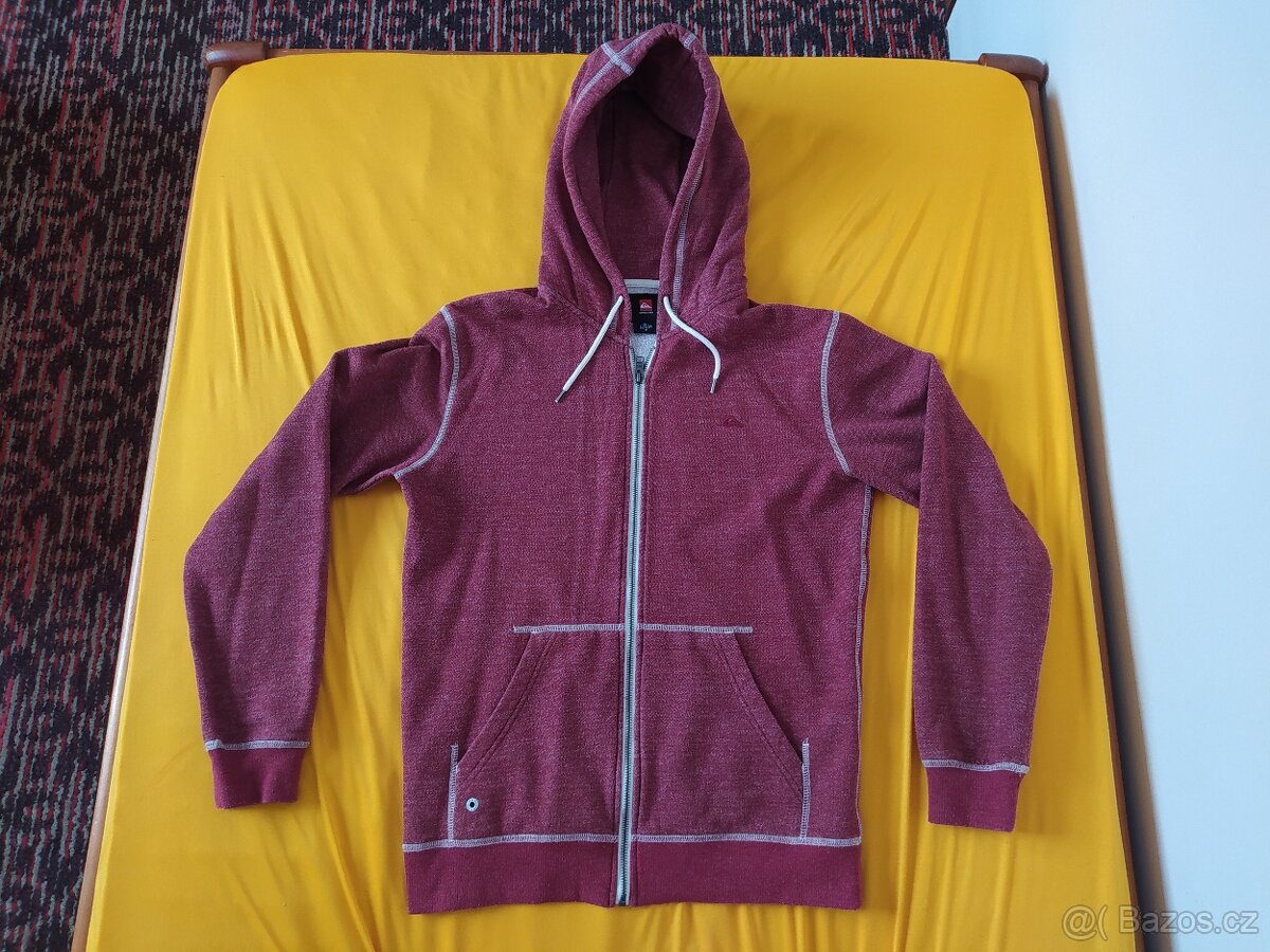 Mikina Quiksilver - Major Zip cabernet