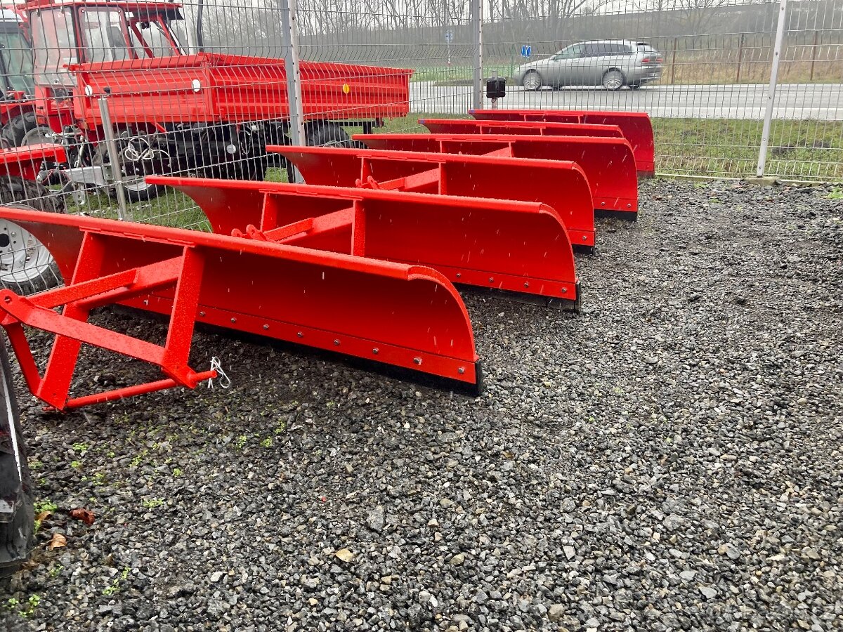 Radlice na sníh zadní tažená za traktor, malotraktor 180 cm+
