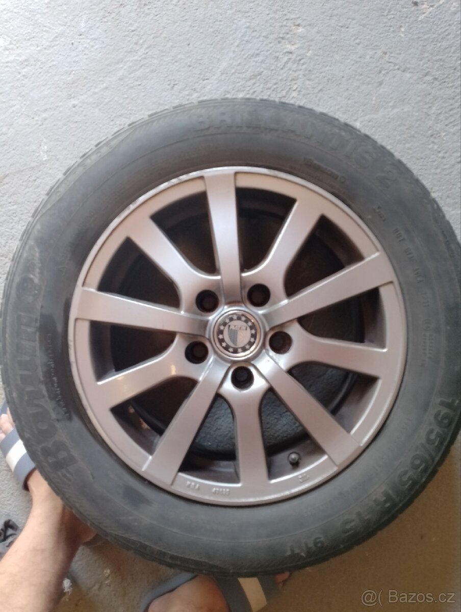alu kola Platin 5x112 r15 + 195/65 pneu