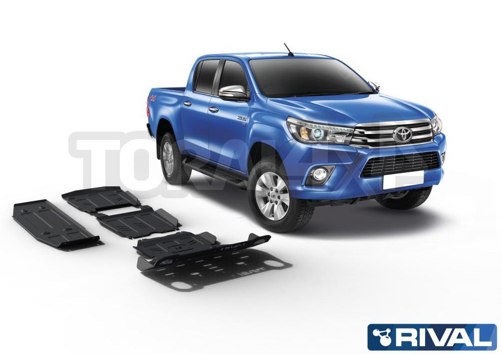 Kompletní kryty podvozku Hiluxe 2015 +