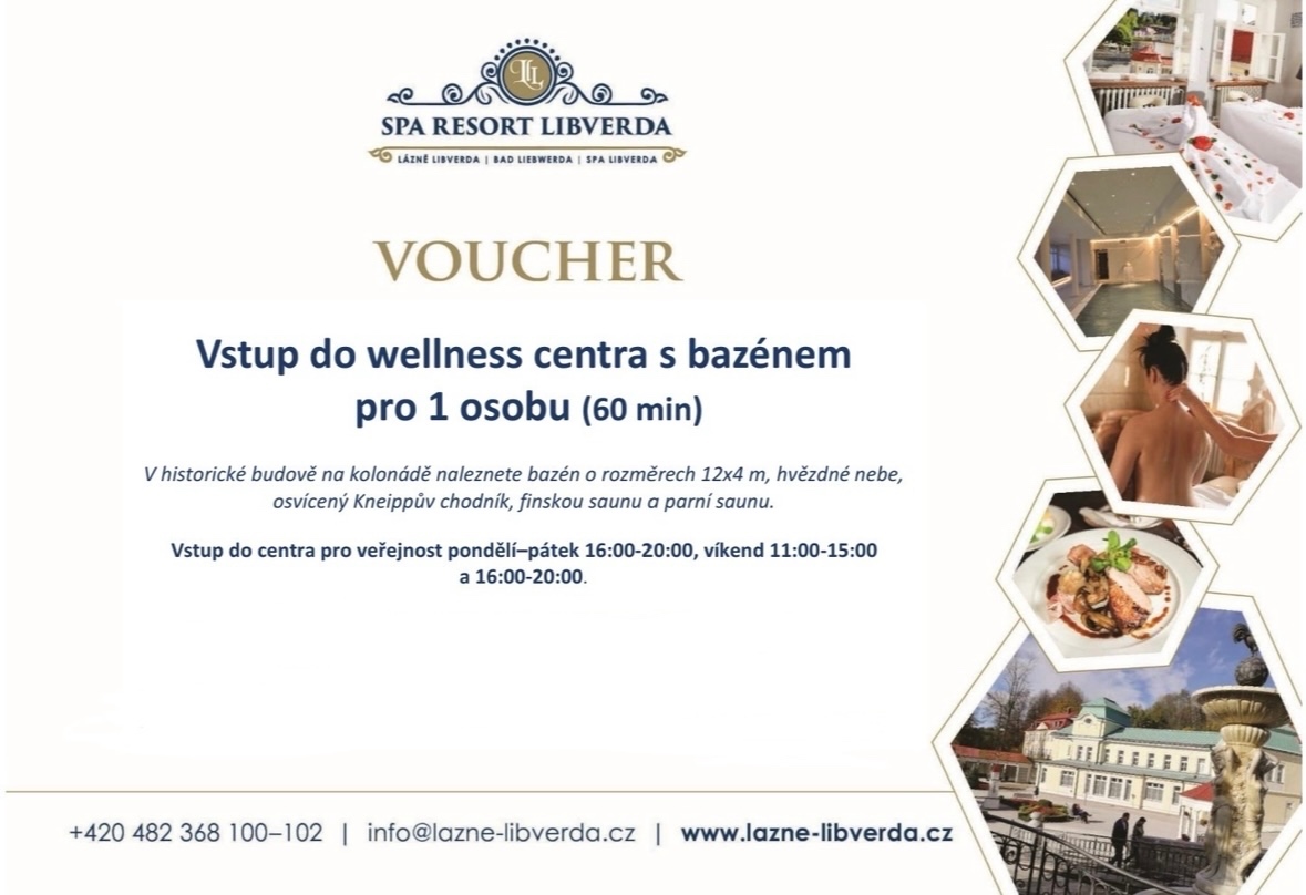 Voucher na wellness Lázně Libverda