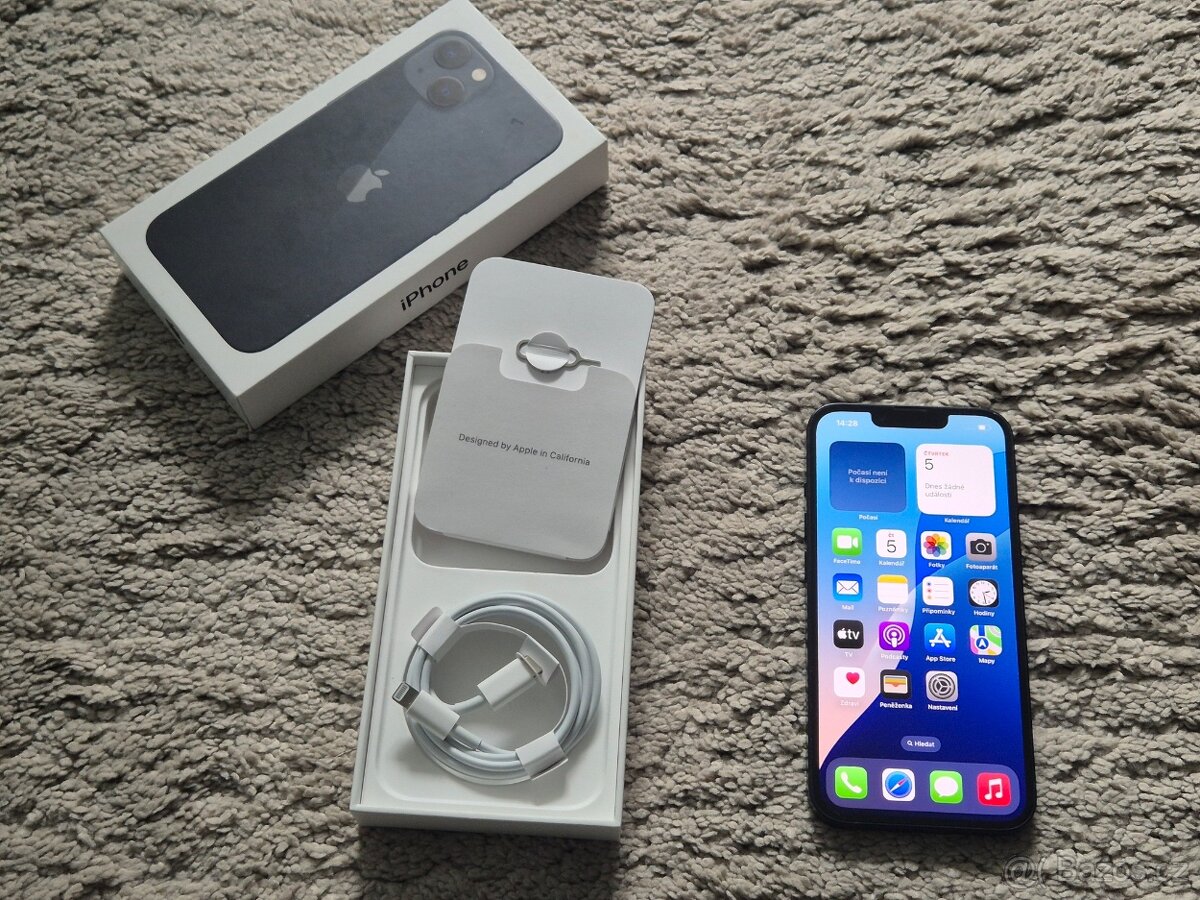 iPhone 13 128gb baterie 96%