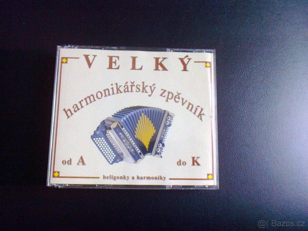 Velký harmonikářský zpěvník 4 CD - nové
