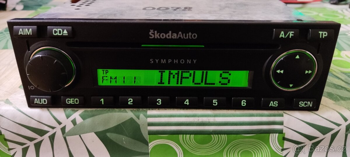 Originální autorádio SKODA Symphony CD Octavia