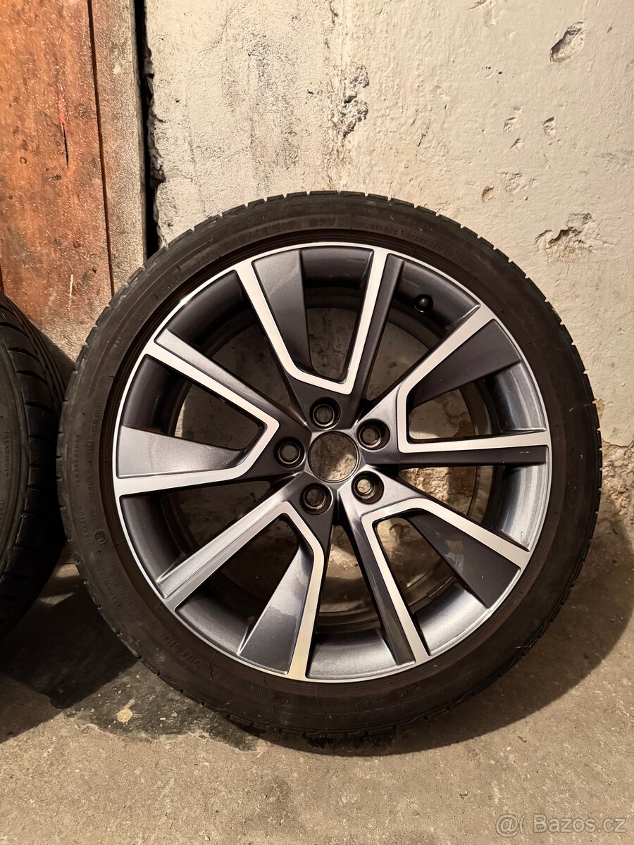ALU BRAGA, originál Škoda r17, 5x100