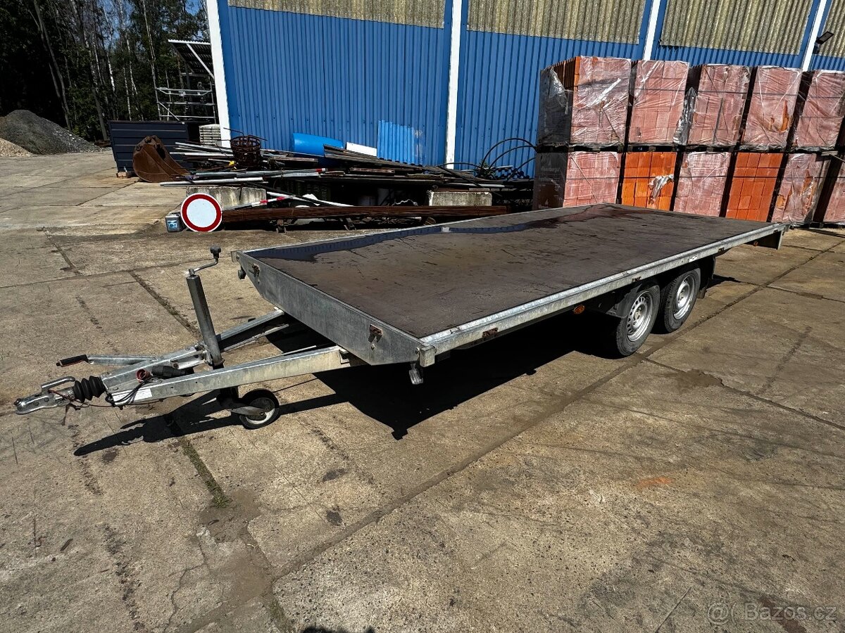 Prodám přepravní plošinu Humbaur HZ 2000-B – 3 000 kg