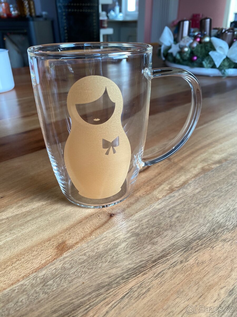 Skleněný šálek Kusmi Tea Anastasia varné sklo