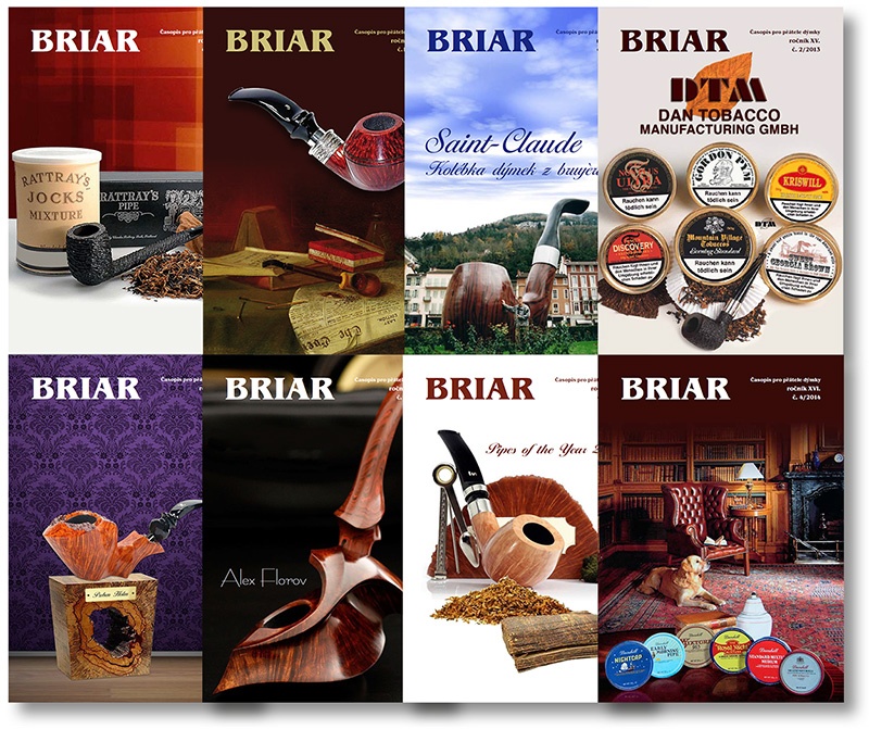 Dýmkový časopis Briar v PDF