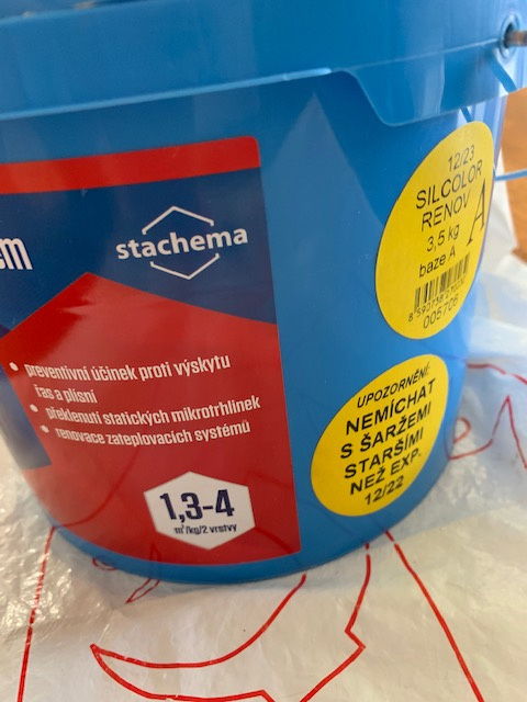 venkovní fasádní barva