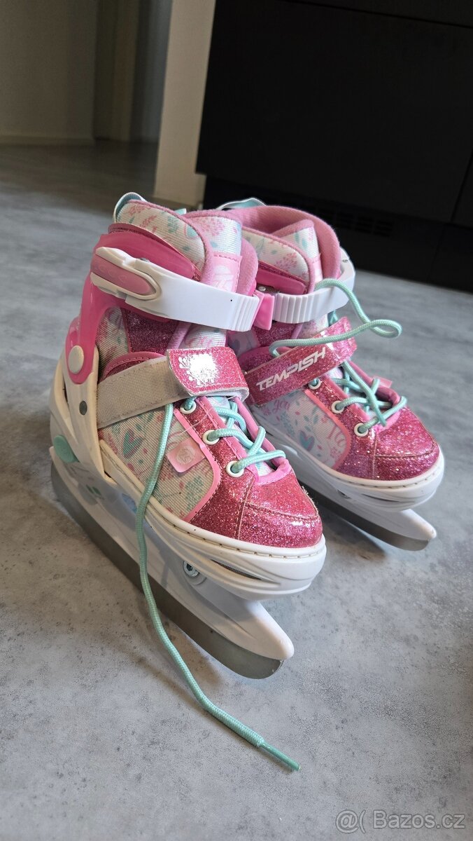 Dívčí zimní brusle TEMPISH vel.30-33 stavitelné