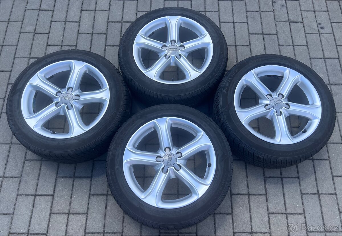 Audi A4 - 17" alu + zimní 225/50 R17 Matador 7-8mm