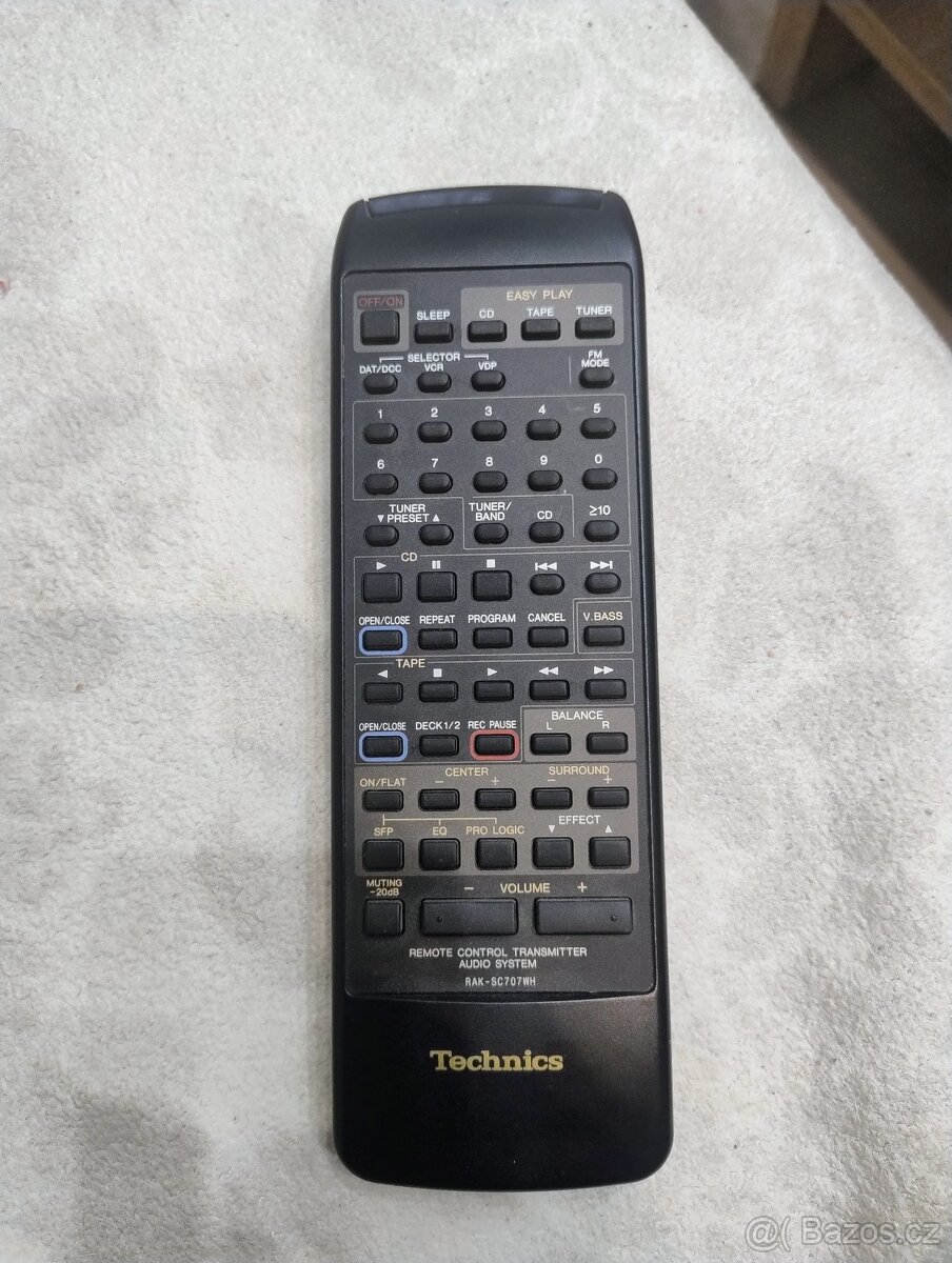Prodám dálkový ovladač RAK-SC 707WH