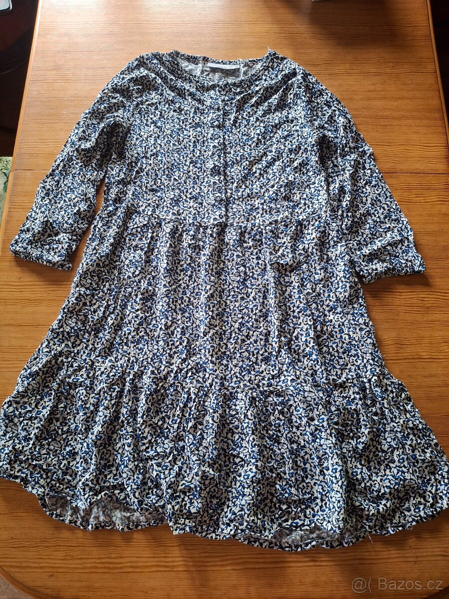 Lehké šaty / tunika s dlouhým rukávem