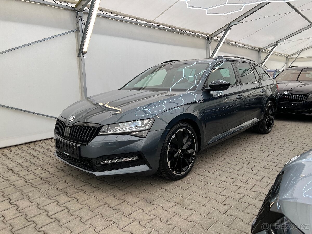 Škoda Superb III combi 2.0TDi,140kW,DSG,Sportline,LED,ZADÁNO