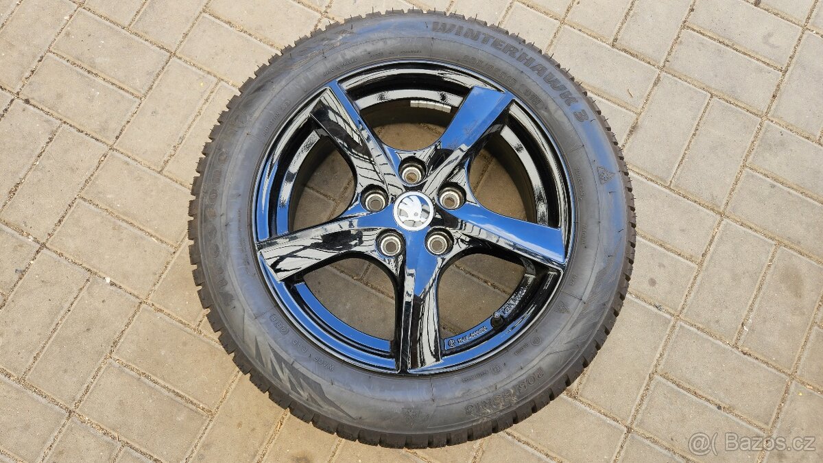 Zimní Sada Alu 5x112 205/55 R16 Škoda Octavia