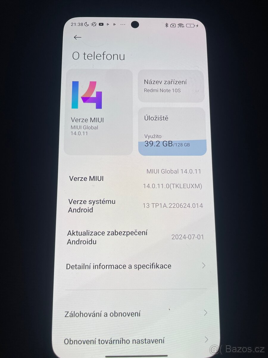 Redmi note 10s