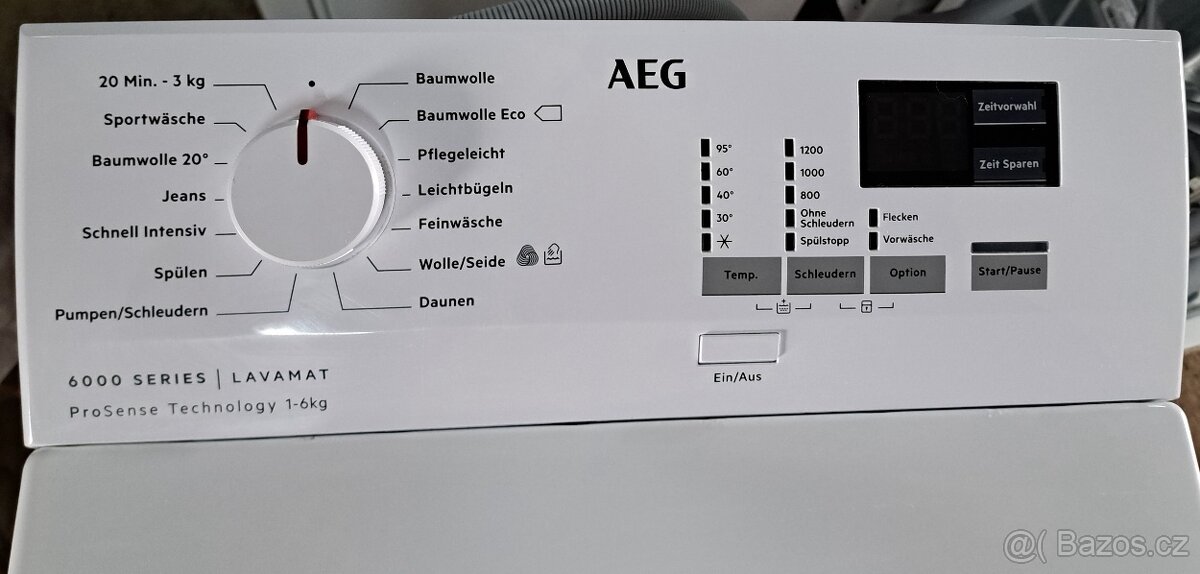 Aut. pračka AEG lavamat 6000 SERIES na 6 kg.