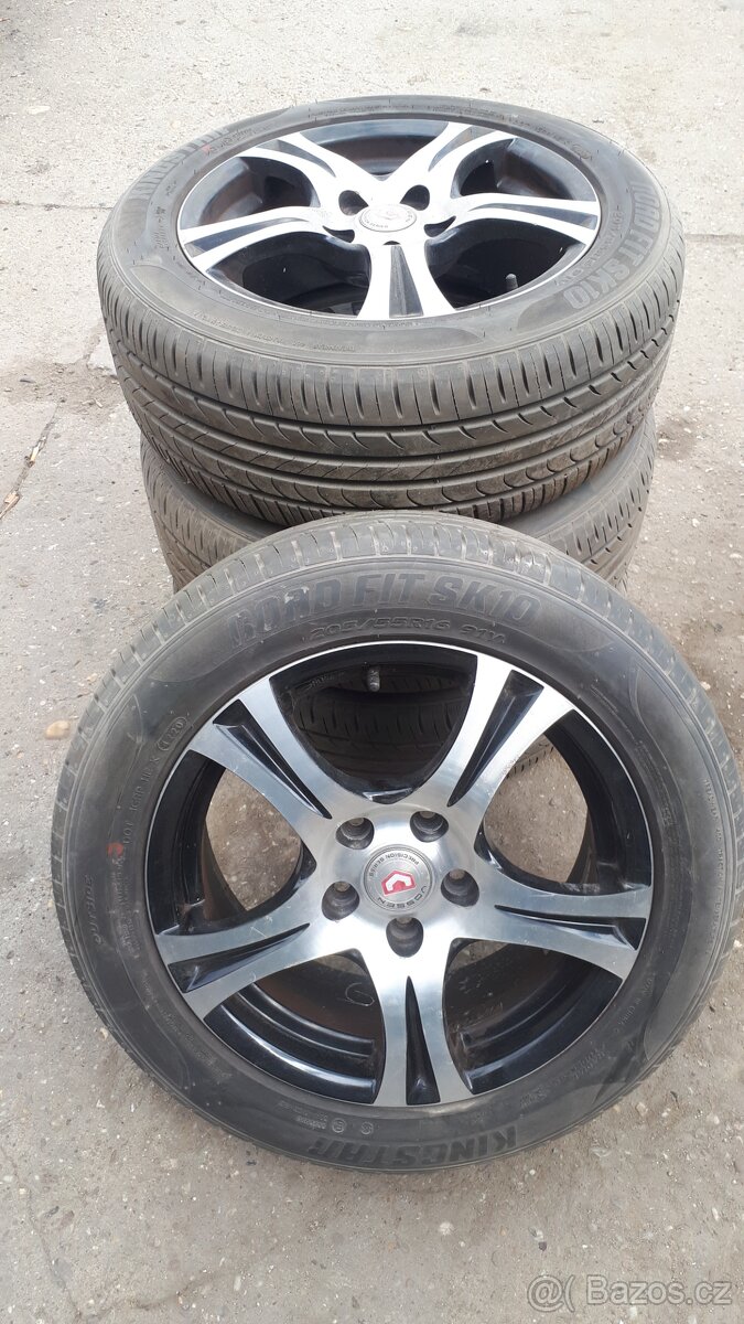 Alu kola 205/55/16 roztec 5×112