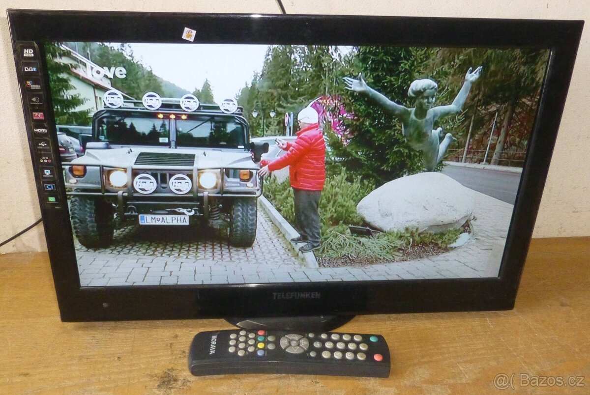 LCD televize 55cm TELEFUNKEN, 22 palců, nemá DVBT2