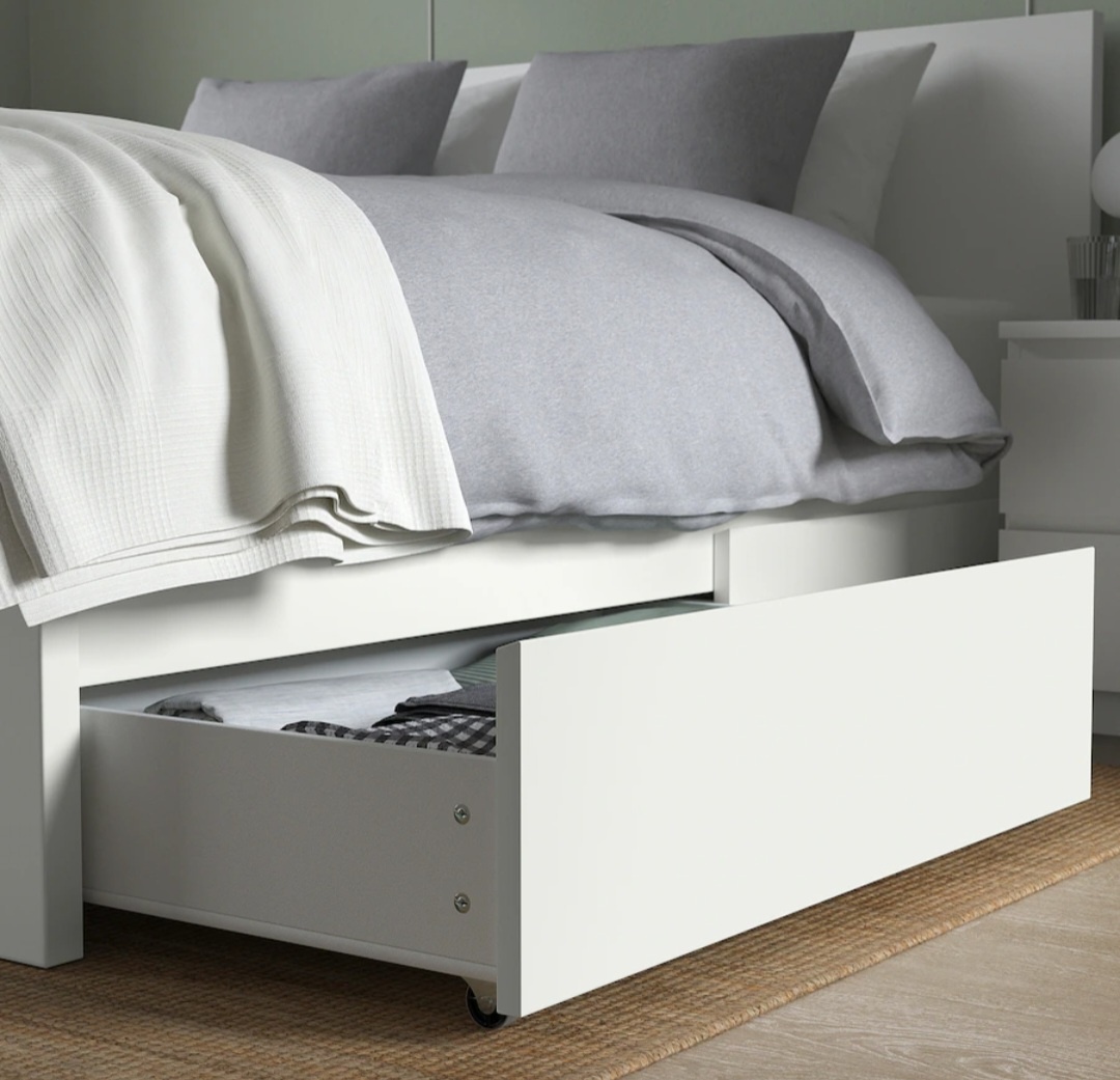 Úložný prostor pod postel MALM (Ikea)