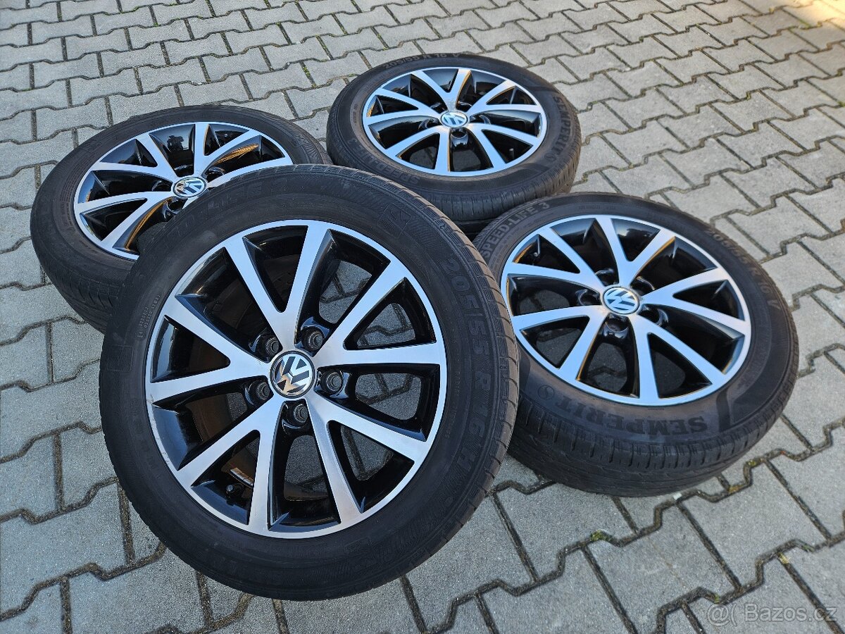 Orig. Volkswagen 5x112 Letní Semperit 205/55/16