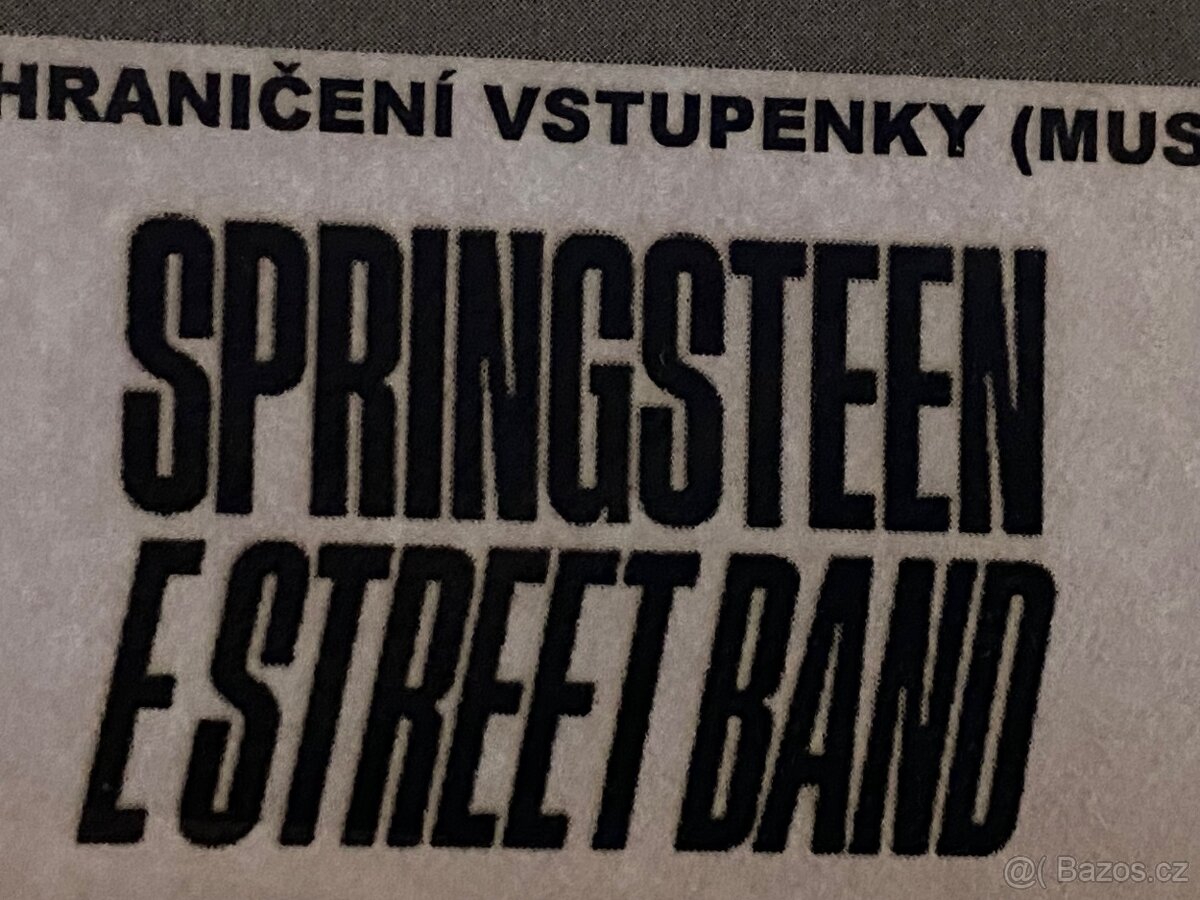 Springsteen Bruce koncert Praha 15.6.2025