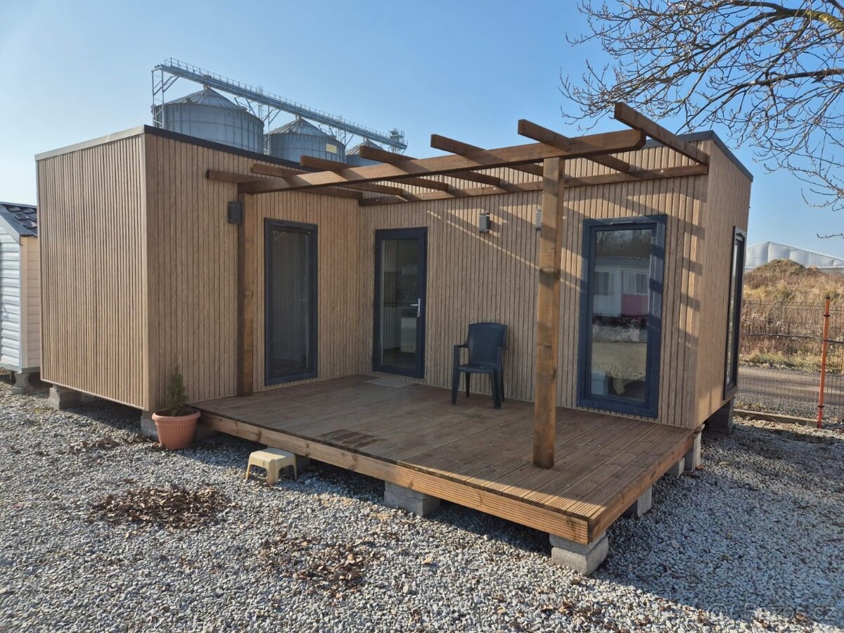 mobilheim,nový modulový dům L 8x2,5m+3x2,5m AKCE