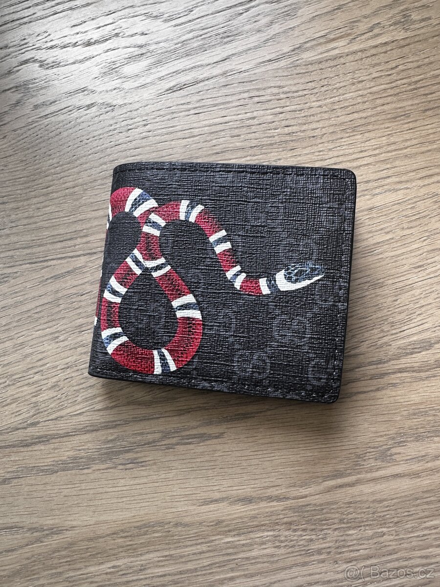 Pánská Peněženka Gucci Kingsnake černá