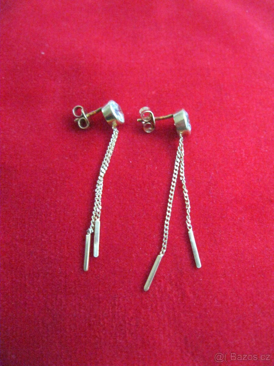 Zlaté náušnice - 14-ti karátové  585/100