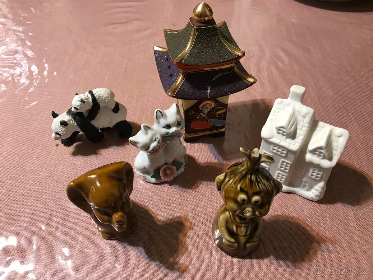 porcelanova, keramické figurky, obrázek