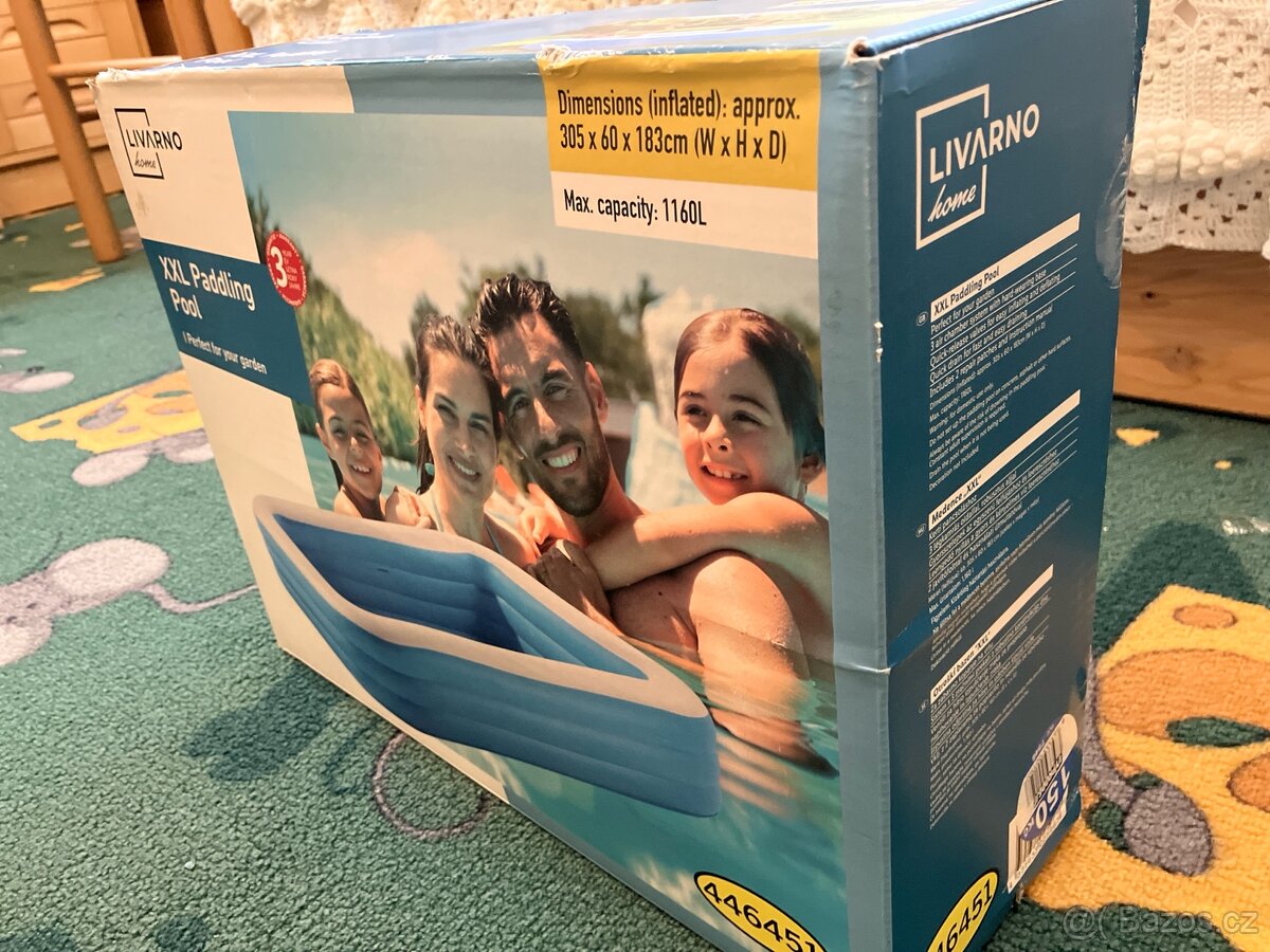 Skladaci bazen, zcela novy, nerozbaleny
