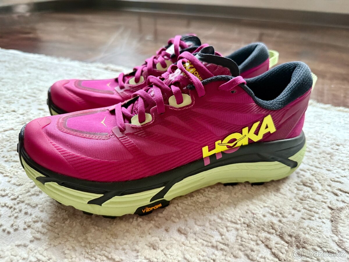 Běžecké  boty HOKA One Mafate speed 3, festival fuchsi