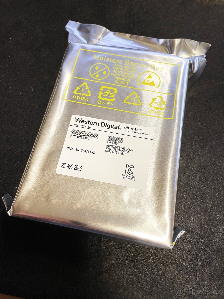 WD ULTRASTAR HUS728T8TALE6L4 8TB - nový